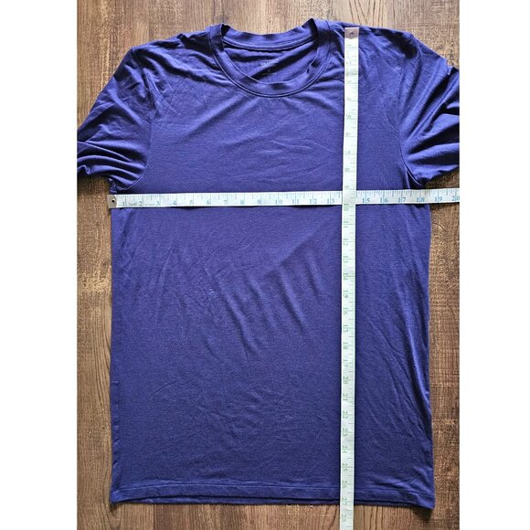 Uniqlo Heattech Lightweight Base Layer Long Sleeve Tee T-Shirt Top, M, Blue - Picture 4 of 7